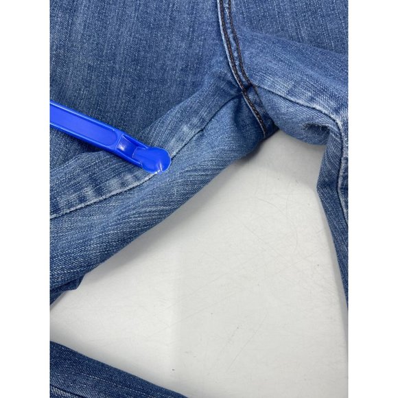 Bill Blass Mid Rise Medium Wash Straight Leg Button Pockets Denim Jeans Size 14 - Picture 11 of 16